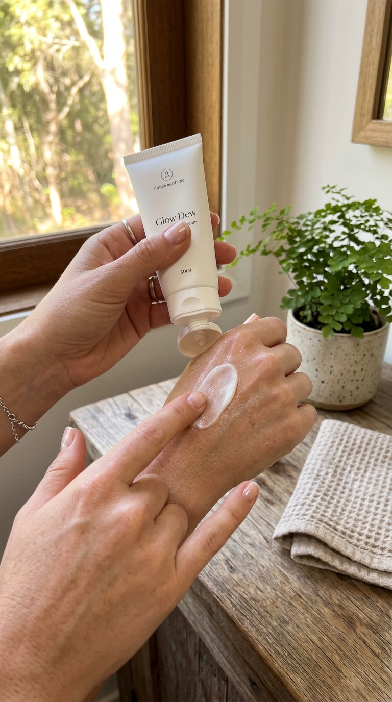 Beauty ad β Wait β this glow is from one bottle?